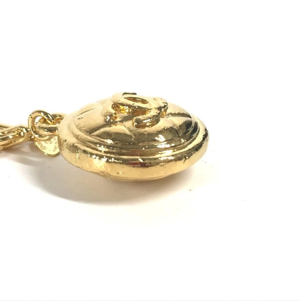 CHANEL Vintage chain CC CC Mark Bag Charm Matelasse Quilted Key Holder - Picture 10 of 11